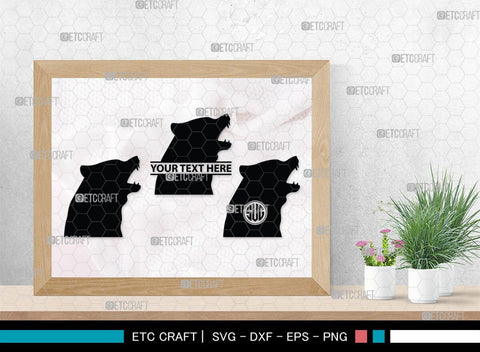 Fox Monogram, Fox Silhouette, Fox SVG, Jackal Svg, Silver Fox Svg, Wildlife Svg, SB00267 SVG ETC Craft 