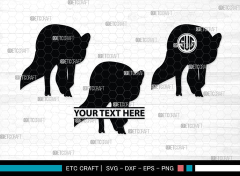 Fox Monogram, Fox Silhouette, Fox SVG, Jackal Svg, Silver Fox Svg, Wildlife Svg, SB00267 SVG ETC Craft 