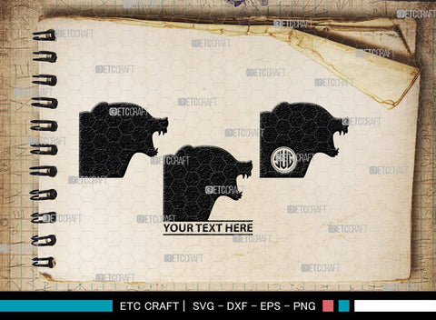 Fox Monogram, Fox Silhouette, Fox SVG, Jackal Svg, Silver Fox Svg, Wildlife Svg, SB00267 SVG ETC Craft 