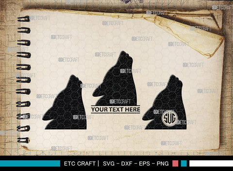 Fox Monogram, Fox Silhouette, Fox SVG, Jackal Svg, Silver Fox Svg, Wildlife Svg, SB00267 SVG ETC Craft 