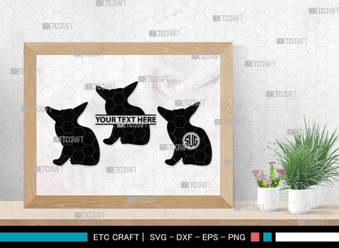 Fox Monogram, Fox Silhouette, Fox SVG, Jackal Svg, Silver Fox Svg, Wildlife Svg, SB00267 SVG ETC Craft 