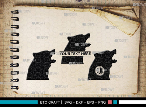 Fox Monogram, Fox Silhouette, Fox SVG, Jackal Svg, Silver Fox Svg, Wildlife Svg, SB00267 SVG ETC Craft 
