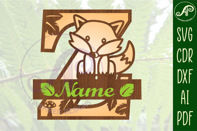 Fox Monogram Letter Z SVG Cut File SVG APInspireddesigns 