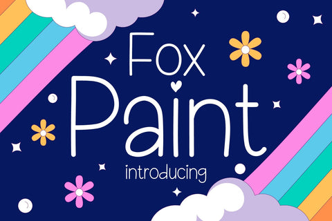 Fox Paint Font Font Fox7 By Rattana 