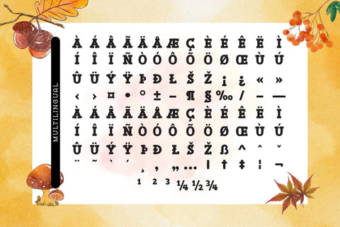 Fox Pumpkin Font Font Fox7 By Rattana 