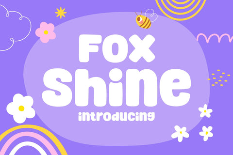 Fox Shine Font Font Fox7 By Rattana 