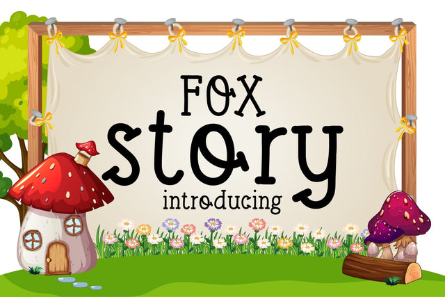 Fox Story Font Font Fox7 By Rattana 
