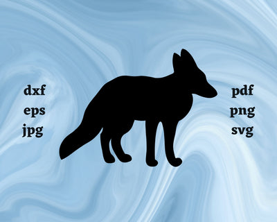 Fox SVG Cut File SVG Northern Light SVG 