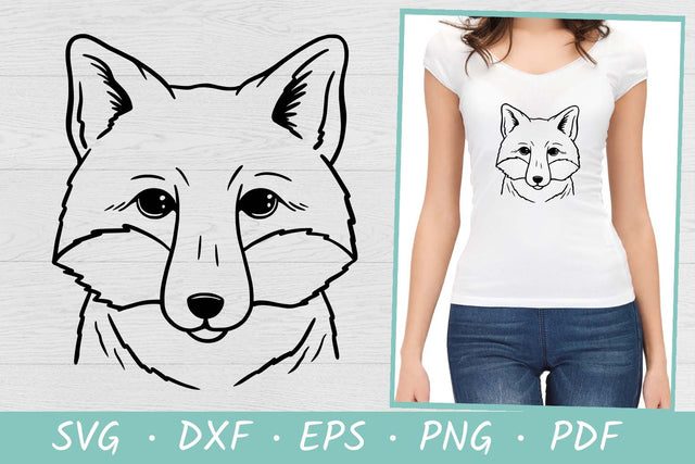 Fox SVG | Fox Face SVG | Fox SVG DXF PNG EPS Cutting Files SVG Irina Ostapenko 