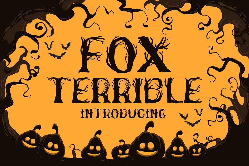 Terrible Lettering Fox Terrible Font - So Fontsy