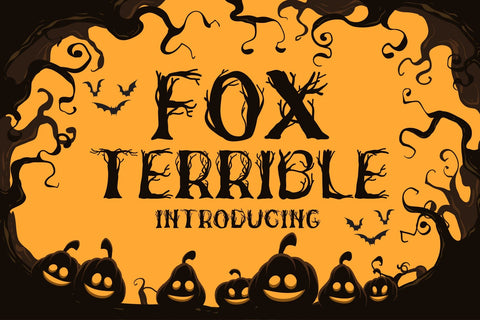 Fox Terrible Font Font Fox7 By Rattana 