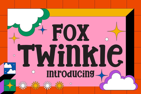 Fox Twinkle Font Font Fox7 By Rattana 