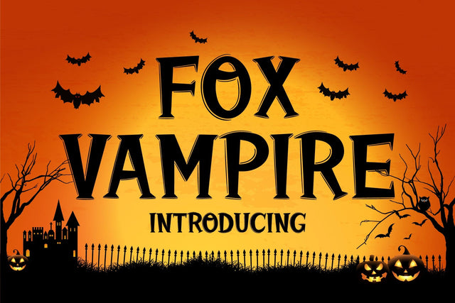 Fox Vampire Font Font Fox7 By Rattana 