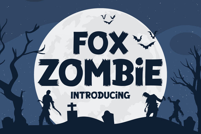 Fox Zombie Font Font Fox7 By Rattana 