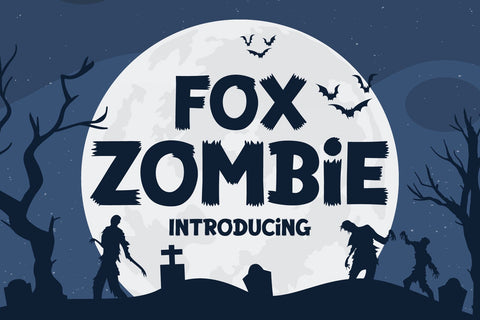 Fox Zombie Font Font Fox7 By Rattana 