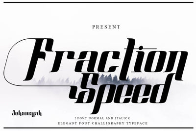Fraction Speed Font JH-CreativeFont 