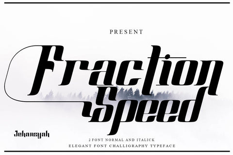 Fraction Speed Font JH-CreativeFont 