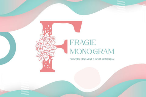 Fragie Monogram SVG yumnatype 
