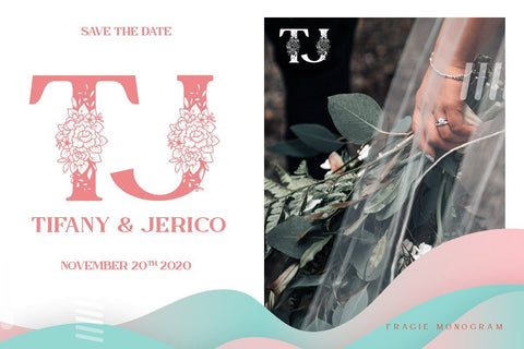 Fragie Monogram SVG yumnatype 