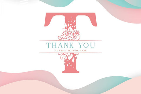 Fragie Monogram SVG yumnatype 