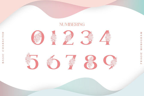 Fragie Monogram SVG yumnatype 