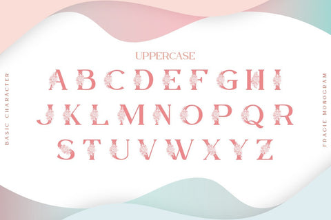 Fragie Monogram SVG yumnatype 