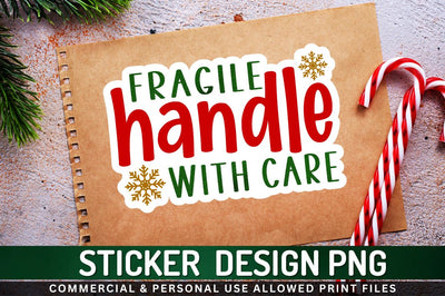Fragile handle Sublimation PNG Sublimation Regulrcrative 
