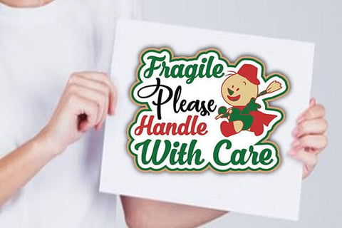 Fragile Please Handle With Care SVG Angelina750 