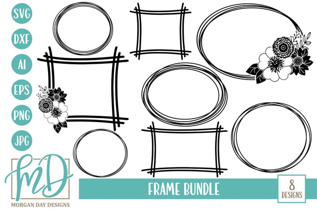 Frame Bundle SVG Morgan Day Designs