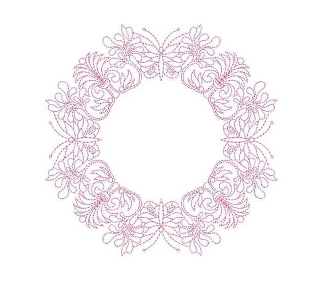 Frame embroidery design, Flower frame embroidery design, Machine embroidery design, 10 sizes Embroidery/Applique DESIGNS Nino Nadaraia 