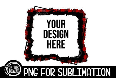 FRAME - Fall - Buffalo Plaid - Sublimation Sublimation On the Beach Boutique 