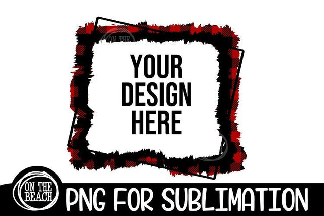 FRAME - Fall - Buffalo Plaid - Sublimation Sublimation On the Beach Boutique 