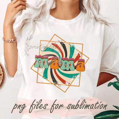 Frame Mama Png, Mother's Day Png, Mama Png Distressed, Mama Png, Mother's Day Png For Shirts, Mother's Day Design, Mama Sublimation Sublimation PrintingLife 