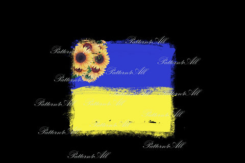 Frame Sublimation Background,Stand with Ukraine,PNG download,Ukrainian flag sublimation design,Patriotic printable transfer,Sunflower Frame Digital Pattern ArtStudio 