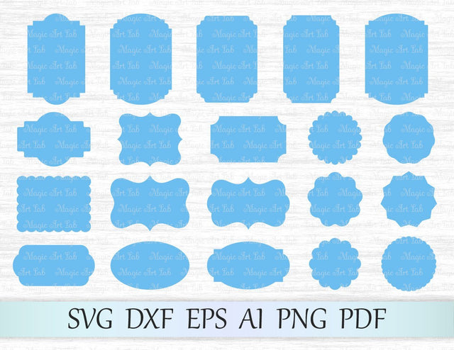 Frames cut files SVG MagicArtLab 