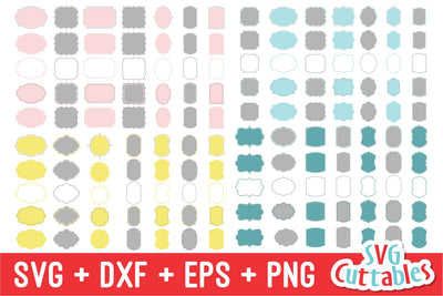 Frames SVG / Labels SVG Bundle SVG Svg Cuttables 