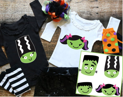 Frankenstein Family SVG SVG So Fontsy Design Shop