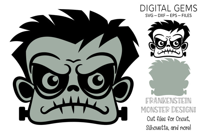 Frankenstein monster SVG Digital Gems 