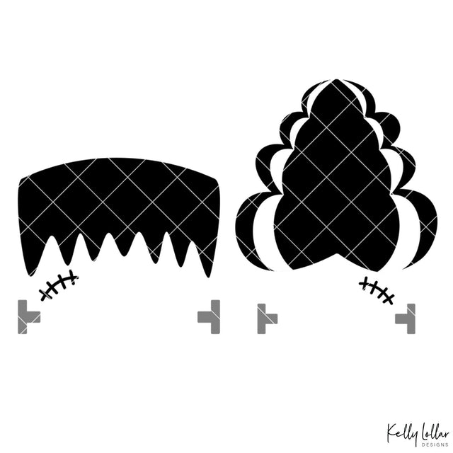 Frankenstein Monsters SVG Kelly Lollar Designs 