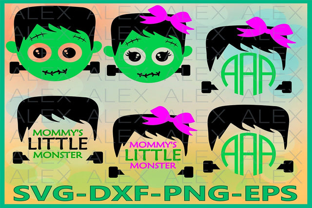 Frankenstein SVG, Halloween SVG AlexSVGStudio 