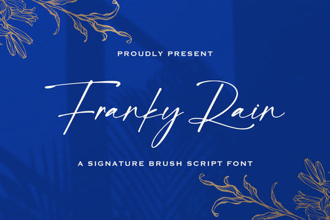 Franky Rain - Signature Script Font Font StringLabs 