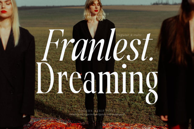 Franlest Dreaming Typeface Font Storytype Studio 