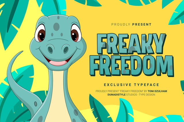 Freaky Freedom Font Dumadistyle 