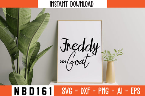 freddy goat Svg Design SVG Nbd161 