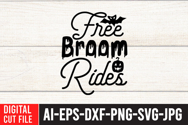 Free Broom Rides SVG Cut File SVG BlackCatsMedia 