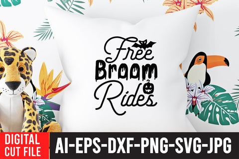 Free Broom Rides SVG Cut File SVG BlackCatsMedia 