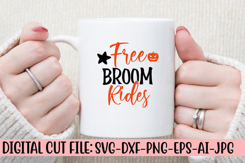 Free Broom Rides SVG Cut File SVG Syaman 