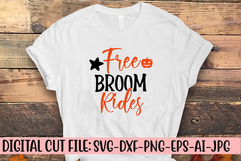 Free Broom Rides SVG Cut File SVG Syaman 