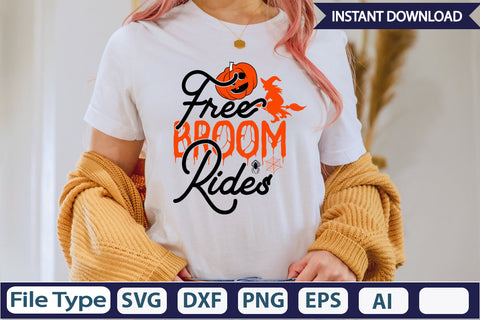 Free Broom Rides SVG Cut File SVGs,Quotes and Sayings,Food & Drink,On Sale, Print & Cut SVG DesignPlante 503 