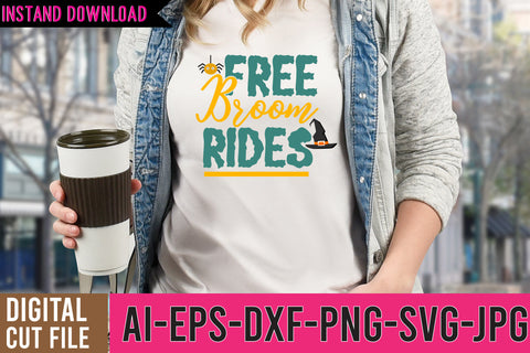 Free Broom Rides SVG Design ,Free Broom Rides SVG Cut File SVG BlackCatsMedia 